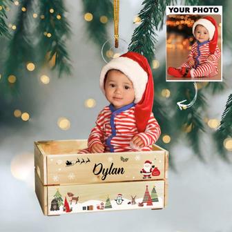 Custom Photo Ornament, Christmas Eve Box, Christmas Gift For Kid - Thegiftio