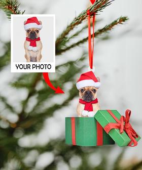 Custom Photo Ornament - Cute Dog Photo Ornament - Christmas, Birthday Gift For Pet Mom, Pet Dad, Dog Mom, Dog Dad, Cat Mom, Cat Dad, Dog Parents - Thegiftio UK