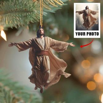 Custom Photo Ornament for God Lover - Perfect Gift for Christians, Family and Friends - Thegiftio