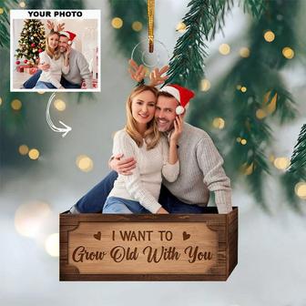 Custom Photo Ornament, Couple Ornament - Thegiftio UK