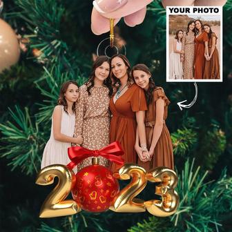 Custom Photo Ornament, Family Photo Ornament, 2023 Ornament, Christmas Gift - Thegiftio UK