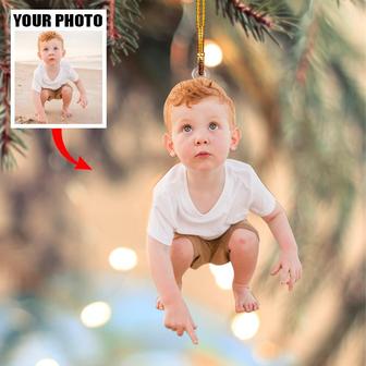 Custom Photo Ornament - Kid Photo Ornament - Christmas Gift For Kids, Family Members - Thegiftio UK