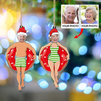 Custom Photo Ornament - Personalized Funny Photo Ornament - Gift For Friend And Family - THEGIFTIO