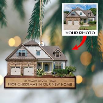 Custom Photo Ornament - Personalized Home Photo Mica Ornament - Christmas Gift For Family Members - Thegiftio UK