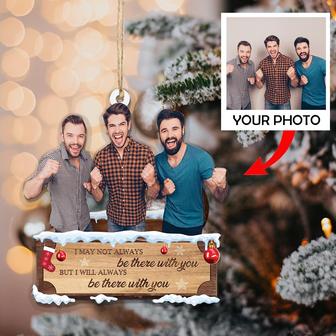 Custom photo Ornament - Personalized Photo Mica Ornament - Christmas Gift For Family, Friends - Thegiftio UK