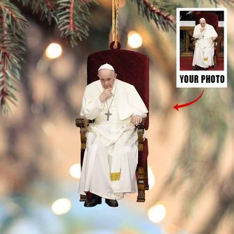Personalized Custom Photo Ornament Christmas, Perfect Gift for Christians, Family and Friends - Thegiftio