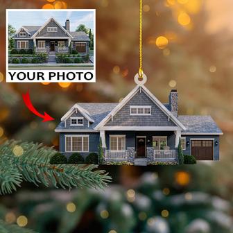 Personalized Photo Mica Ornament - Customized Your Photo Ornament - House Ornament Christmas - Thegiftio UK