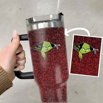 Grinch Christmas Tumbler, Grinch Tumbler,Grinch Christmas Stanley Tumbler, Christmas Gift For Her, Gift For Him - Thegiftio