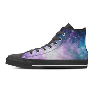 Abstract Galaxy Space Women's High Top Shoes - Monsterry