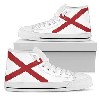 Alabama State Flag Men'S High Top Shoes - Monsterry UK