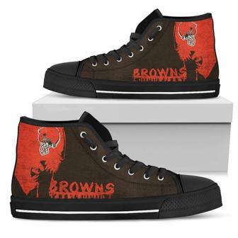 Alien Movie Cleveland Browns High Top Shoes | Favorety CA