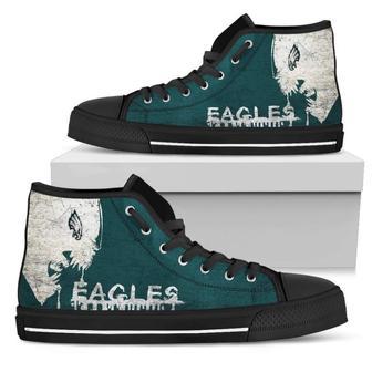 Alien Movie Philadelphia Eagles High Top Shoes | Favorety CA