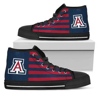 American Flag Arizona Wildcats High Top Shoes | Favorety UK