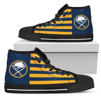 American Flag Buffalo Sabres High Top Shoes | Favorety AU