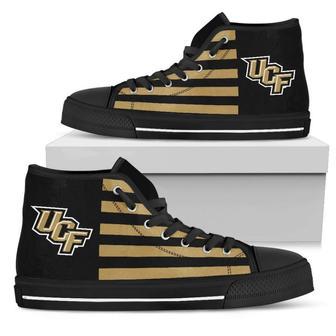 American Flag UCF Knights High Top Shoes | Favorety