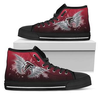 Angel Wings Atlanta Falcons High Top Shoes | Favorety CA