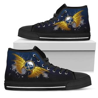 Angel Wings Buffalo Sabres High Top Shoes | Favorety DE