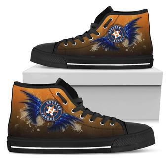 Angel Wings Houston Astros High Top Shoes | Favorety UK