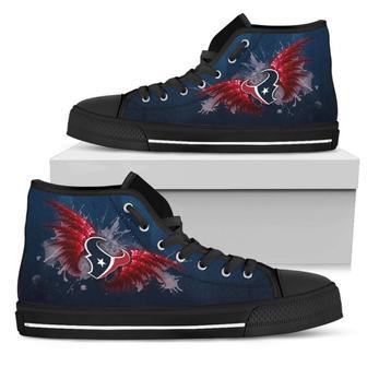 Angel Wings Houston Texans High Top Shoes | Favorety UK