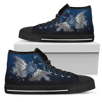 Angel Wings Indianapolis Colts High Top Shoes | Favorety UK