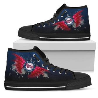 Angel Wings Minnesota Twins High Top Shoes | Favorety DE