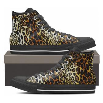 Animal Print High Top Shoes - Monsterry