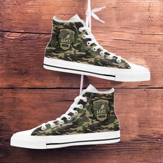 Army Mom High Top Shoes - Monsterry AU