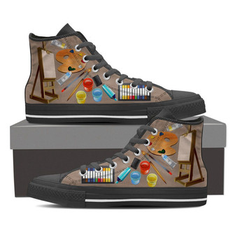 Art Lovers -Clearance High Top Shoes Sneakers - Monsterry