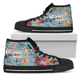 Art Teacher -Clearance High Top Shoes Sneakers - Monsterry AU