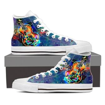 Artistic Violin High Top Shoes Sneakers - Monsterry AU
