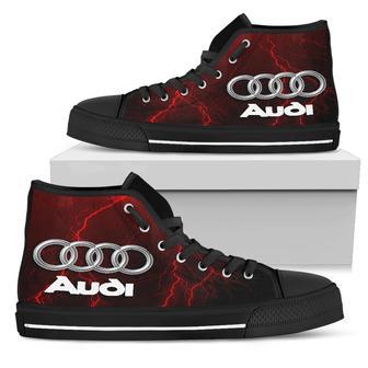 Audi Thunder High Top Shoes Red | Favorety