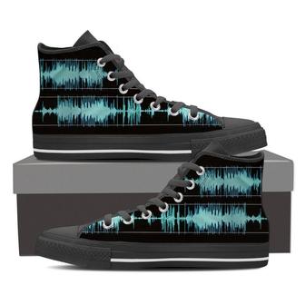 Audio Editing High Top Shoes Sneakers - Monsterry DE