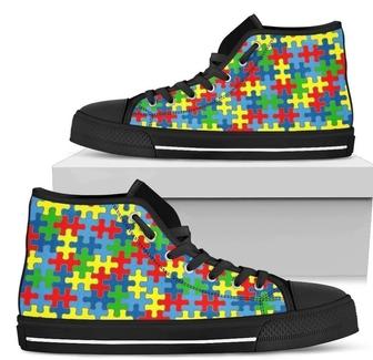 Autism Awareness Women's High Top Shoes - Monsterry AU