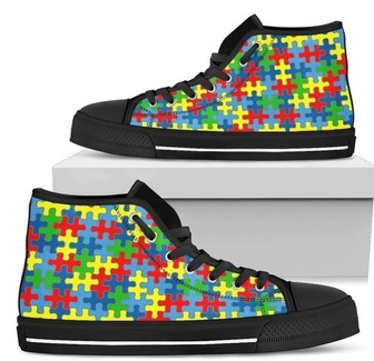 Autism Awareness Women's High Top Shoes High Top Shoes - Monsterry