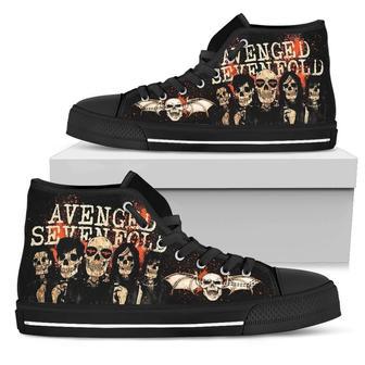 Avenged Sevenfold Sneakers Heavy Metal Fan High Top Shoes High Top Shoes | Favorety CA