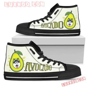 Avocado Husky High Top Shoes Sport Sneakers - Monsterry