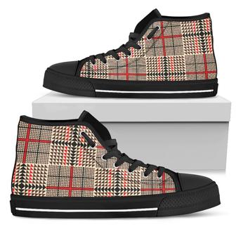 Awesome Tartan Plaid Women'S High Top Shoes - Monsterry