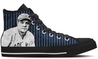 Babe Ruth High Top Shoes Sneakers - Monsterry
