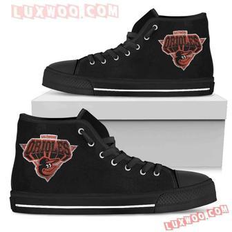 Baltimore Orioles High Top Shoes Sport Sneakers | Favorety DE