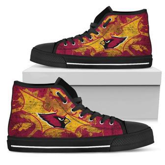 Batman Style Arizona Cardinals High Top Shoes | Favorety