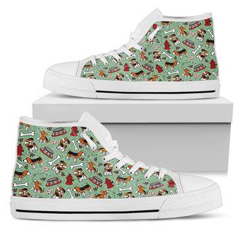 Beagle Lover Women's High Top Shoes - Monsterry CA