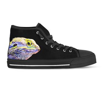 Bearded Dragon I Mens High Top Shoes - Monsterry UK