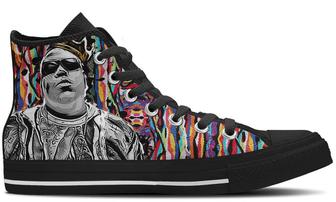 Biggie Smalls High Tops Canvas Shoes - Monsterry AU