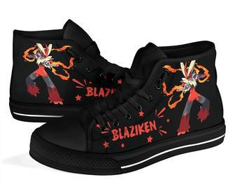 Blaziken Sneakers Pokemon High Top Shoes Gift Idea High Top Shoes | Favorety CA