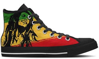 Bob Marley High Top Shoes Sneakers - Monsterry DE