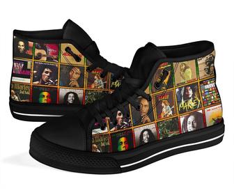Bob Marley Sneakers Album Covers High Top Shoes Fan High Top Shoes - Monsterry UK