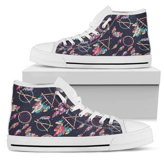 Boho Dream Catcher Colorful Women High Top Shoes - Monsterry UK