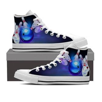 Bowling Designed -Clearance High Top Shoes Sneakers - Monsterry AU
