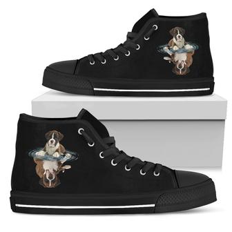Boxer Dream Reflect Water High Top Shoes - Monsterry