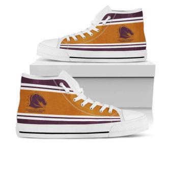 Brisbane Broncos High Top Shoes Nrl | Favorety